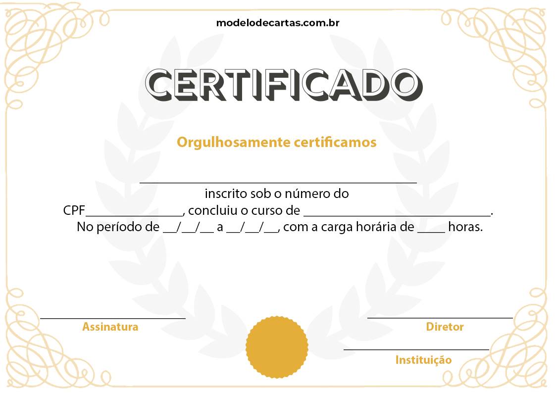Certificado Certificados Imprimibles Formato De Carta - vrogue.co