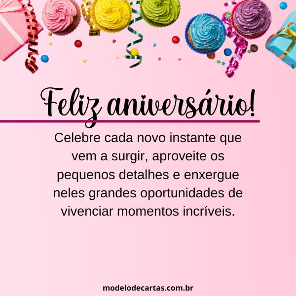 Cartas de Aniversário Prontas para Usar – Confira e Inspire-se ...