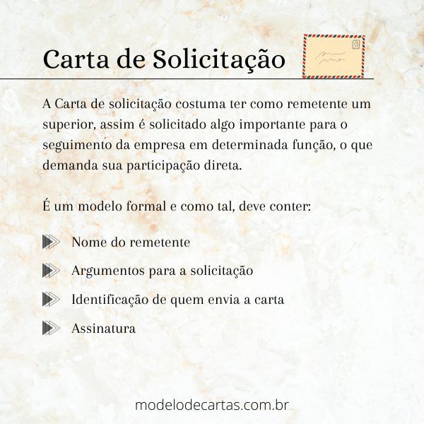 Modelo De Carta Formal Para Solicitar Algo Em Portugues Noticias Modelo