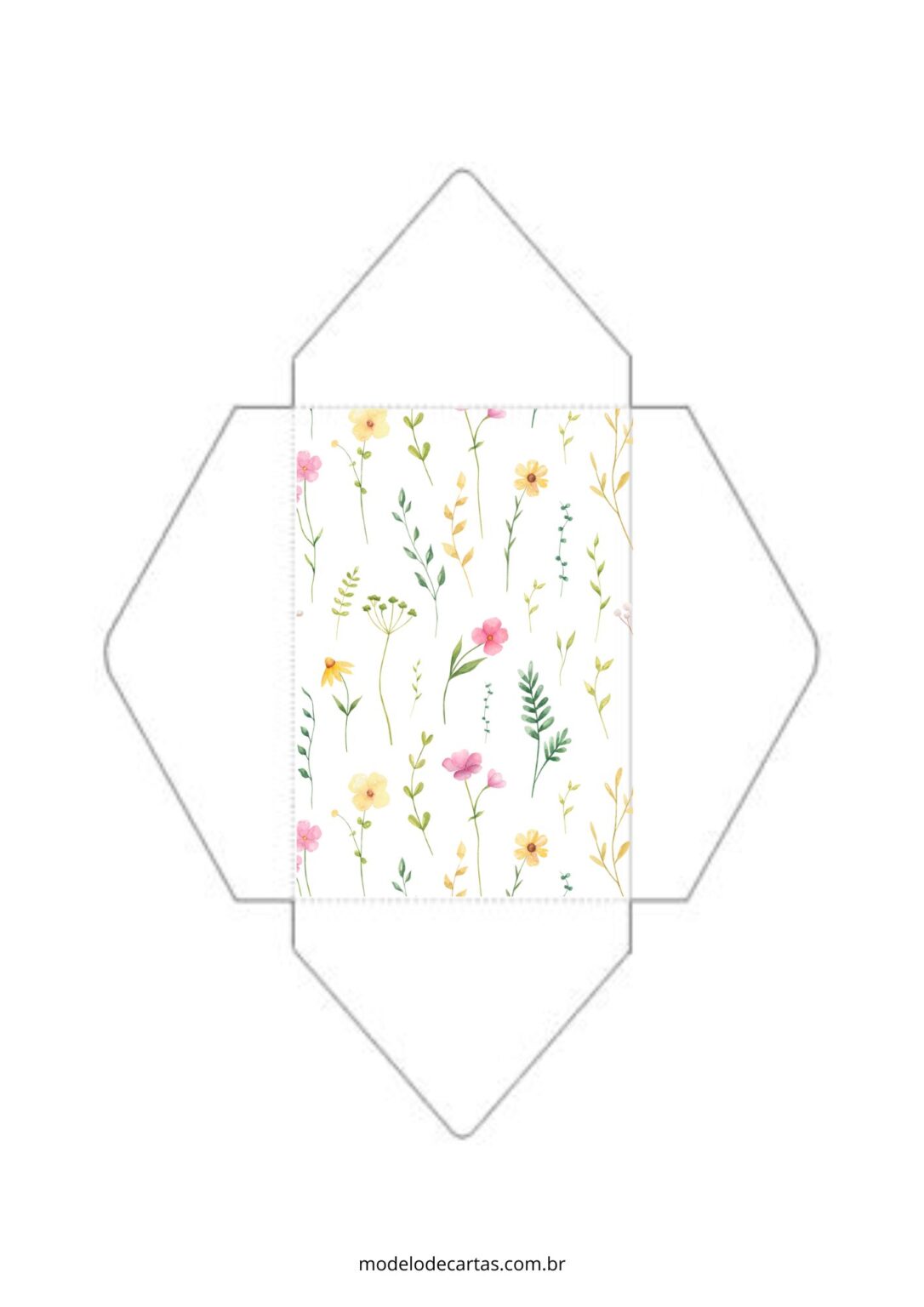 51 Envelopes de Carta para Imprimir – Modelos Personalizados! – Modelos ...